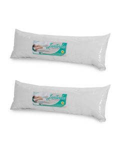 Kit 2 Travesseiros de Corpo Ricardão Juntinho 130x40 Fibra Super Soft Antialergico - Celiflex